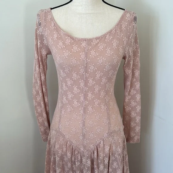 Free People Blush Asymmetrical Dress - Picture 2 of 5